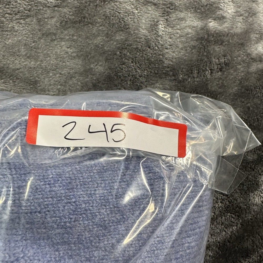 Brooks Brothers Scottish‎ LambsWool Sweater Men's LARGE V-Neck Pullover Blue - Picture 7 of 7